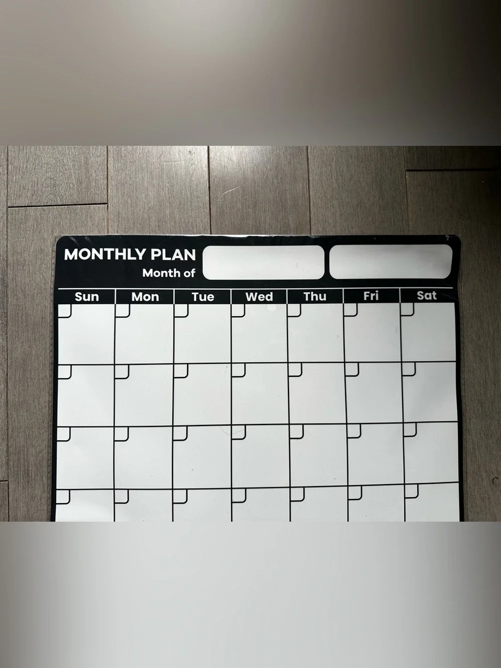 Magnetic Refrigerator Monthly Calender Planner Organizer Goals Habits NEW